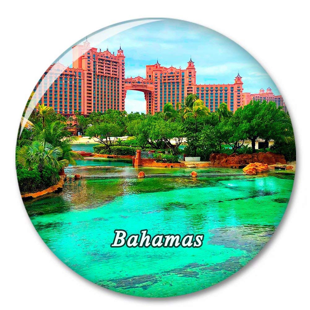 Kxrsm Bxtkpq-Bahamas-486 Bahamas Fridge Magnet Decorative Magnet Bottle Opener Tourist City Travel Souvenir Collection Gift Strong Refrigerator Sticker