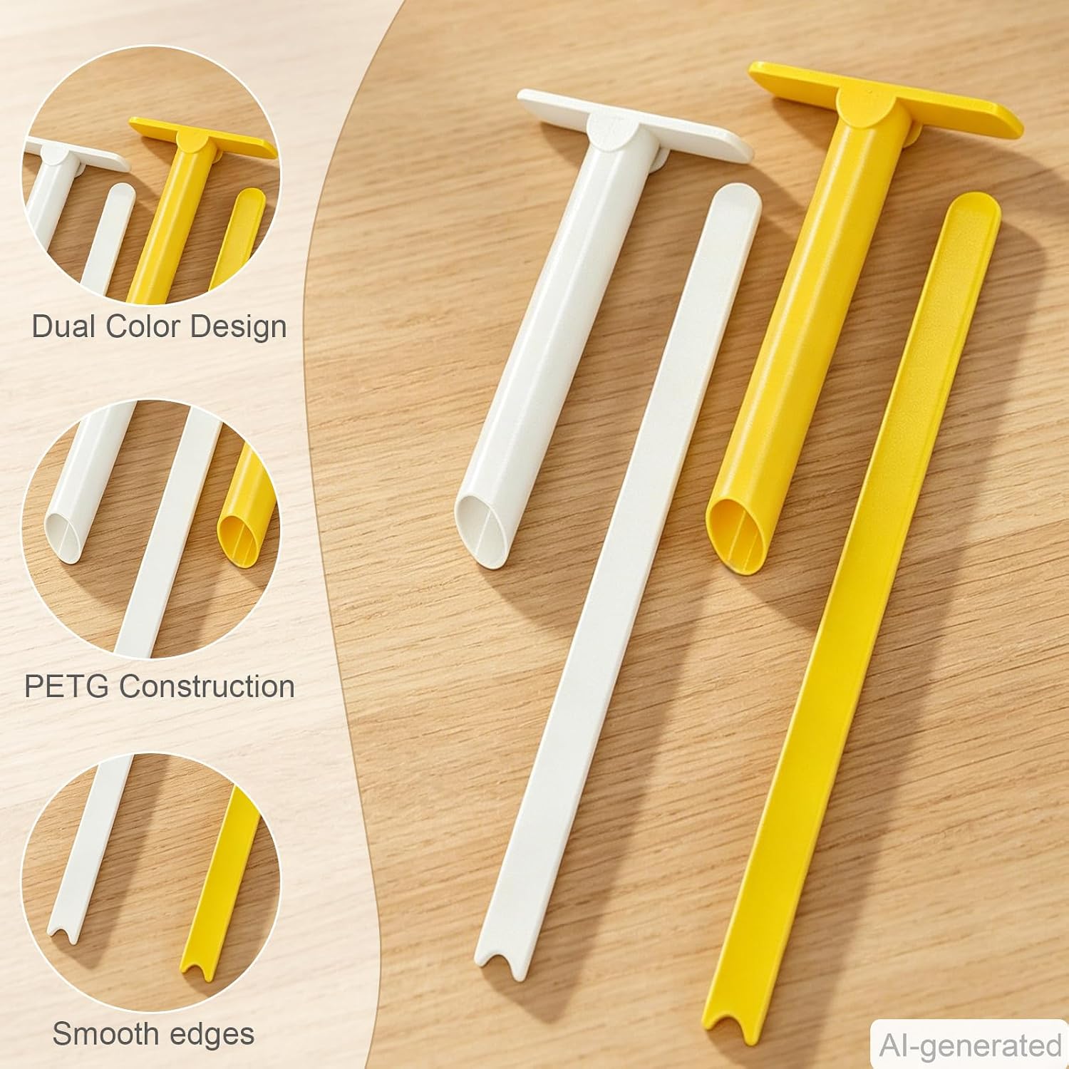 Cotton Stuffing Tool and Plush Doll Filling Tool, 2 Pieces, for Crochet, Quilting, Soft Doll, and Knitting Projects