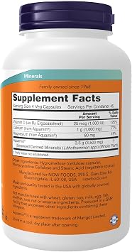 NOW Supplements, Red Mineral Algae Plus Vitamin D-2, 180 Veg Caps