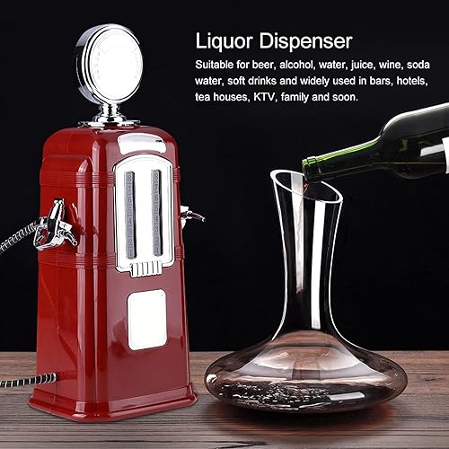 Miniatura 3 de Dispensador de cerveza bomba de bebidas de vino licor alcohol cerveza dispensador de accesorios de bar 1000 cc rojo