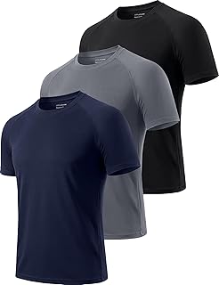 1, 3, 5 or 7er Pack Sport Tshirts Herren Funktionsshirt Schnelltrocknend Atmungsaktive Trainingsshirt Fitness Laufshirt Kurzarm