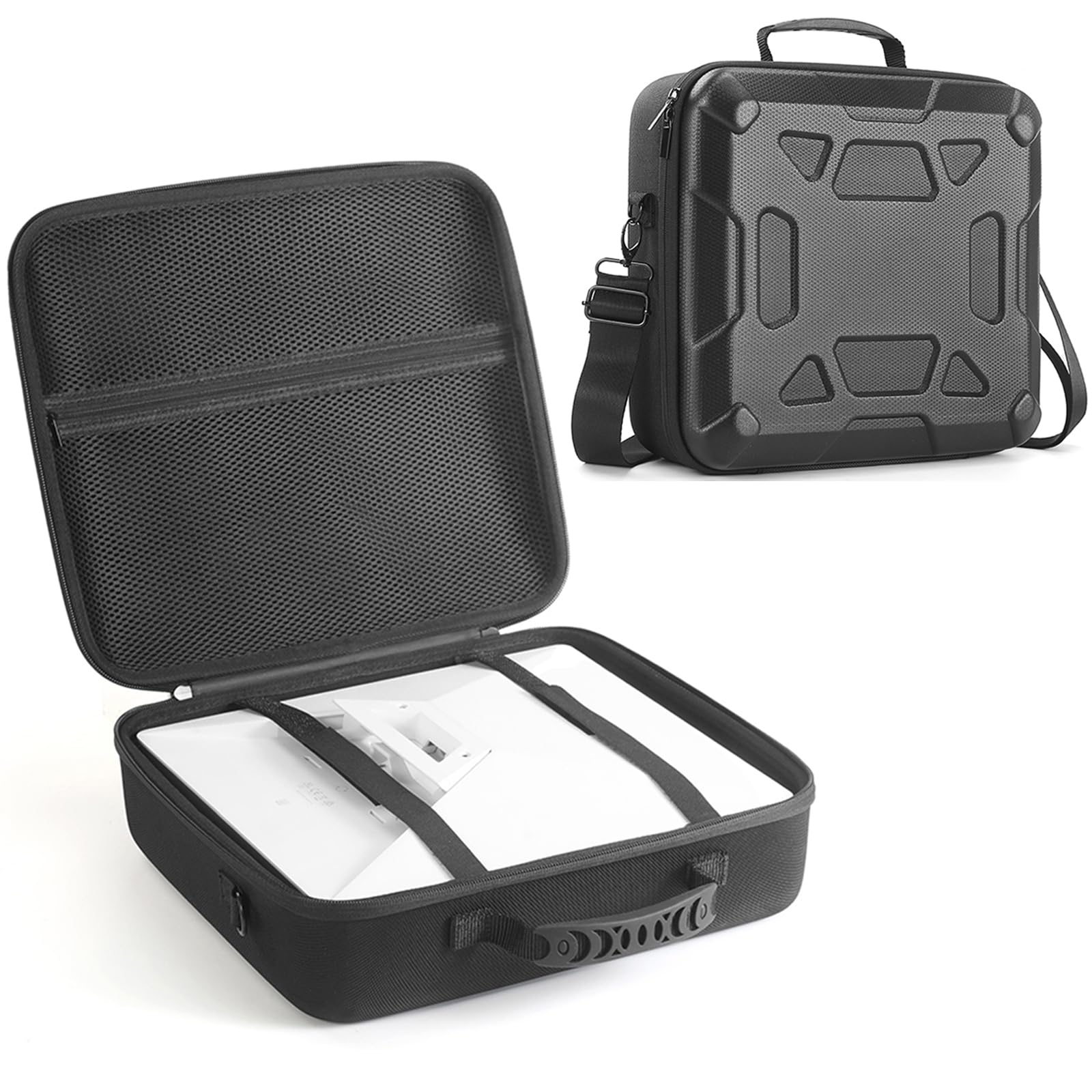 Custodia da trasporto per Starlink Mini, custodia impermeabile antiurto in EVA per accessori Starlink, custodia rigida portatile a tracolla per viaggi, campeggio ed escursionismo