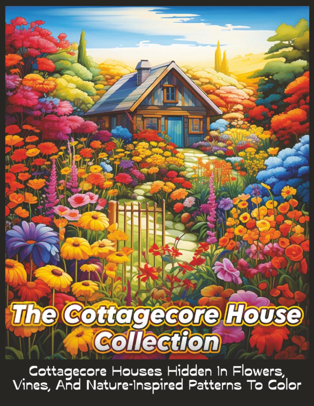 The Cottagecore House Collection: Charming Cottage Houses, Rustic Details, And Peaceful Garden Scenes To Color And Unwind (CottageCore Escapes)