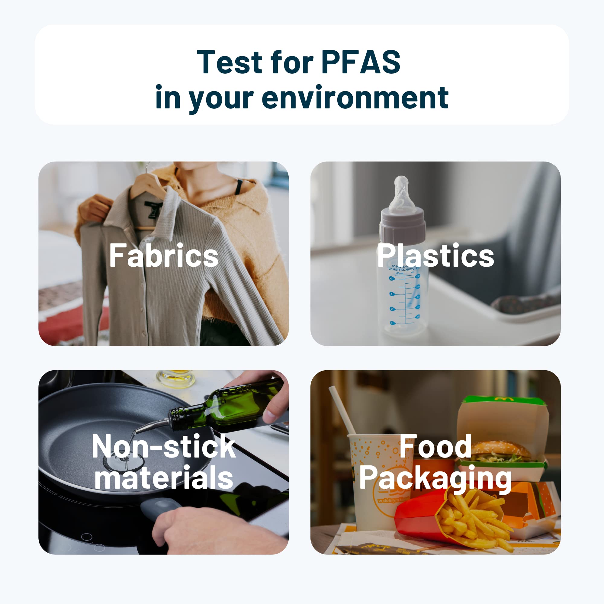 PFAS in Plastics Test Kit by SimpleLab | Laboratory Testing | Environmental Testing Kits