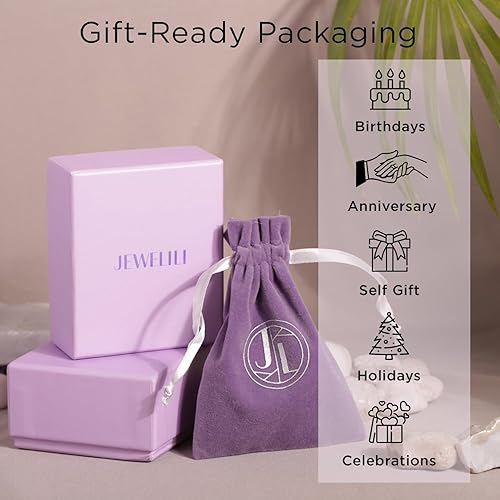 Miniatura 6 de Jewelili Parent and Child Family Necklace Pendant in Sterling Silver or Rose or Yellow Gold over Silver 18 Cable Chain