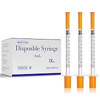 Vista 48 de SHAOTONG 10mL Syringe with 21 Gauge 1.5 Inch Needle Lab Disposable Sample Injection Syringes, 100 Pack