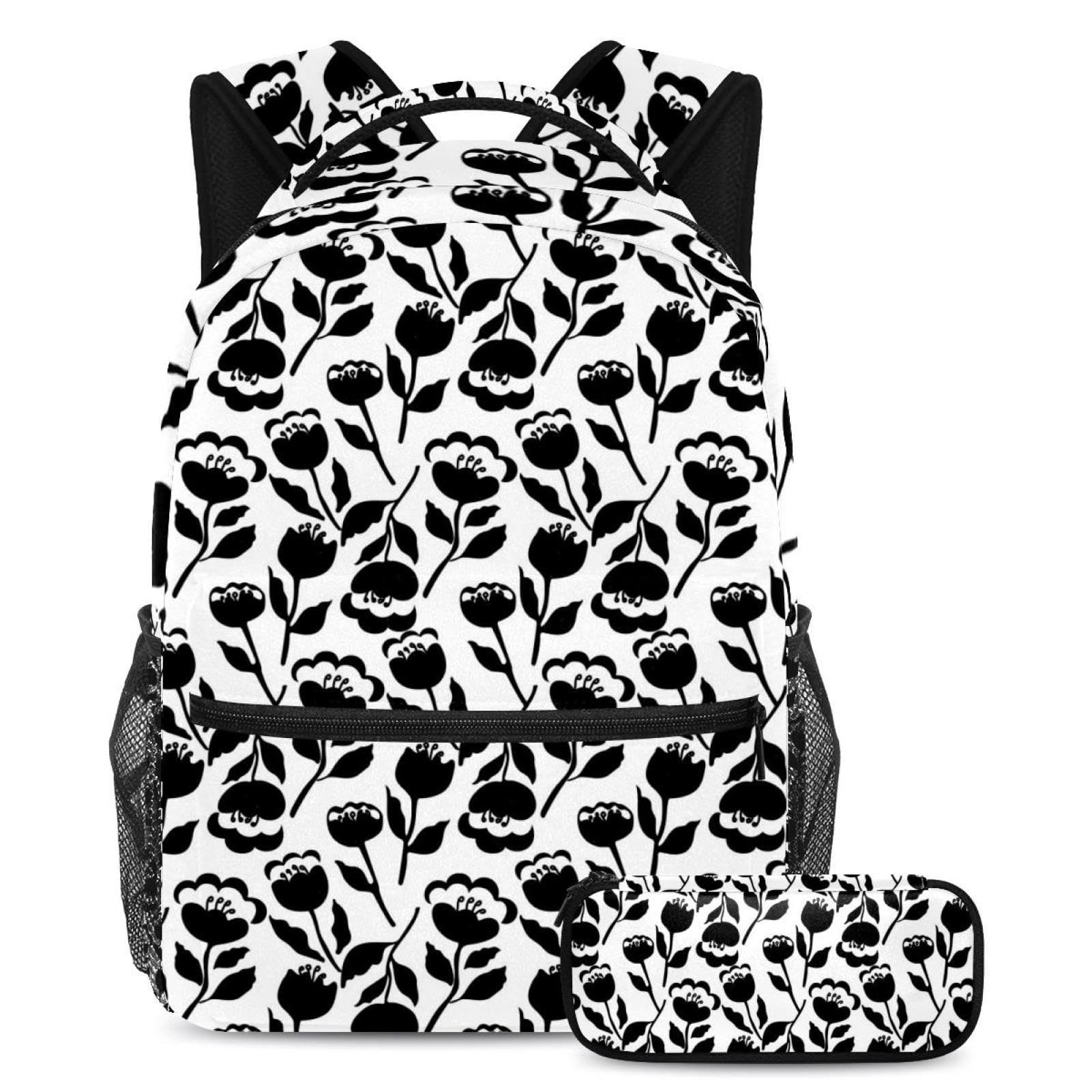 Sac à dos à fleurs multicolore idéal pour les cours et les sorties