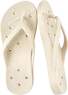Shower Shoes for Men and Women Non-Slip Arch Support Slippers | Quick Dry Flip Flops With Drain Holes Sandals for House Gym Pool Beach Hotel Students College Dorm