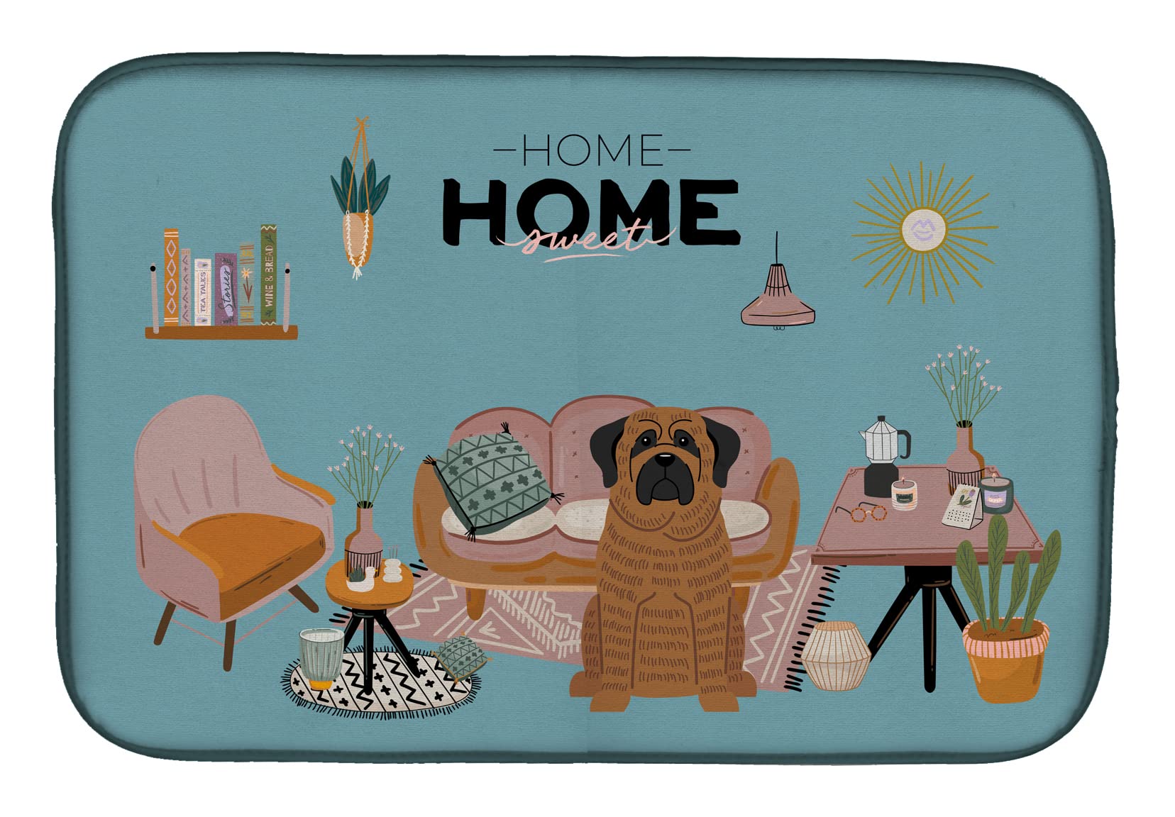 Alfombrilla para secar platos Sweet Home que elimina la humedad en tu encimera