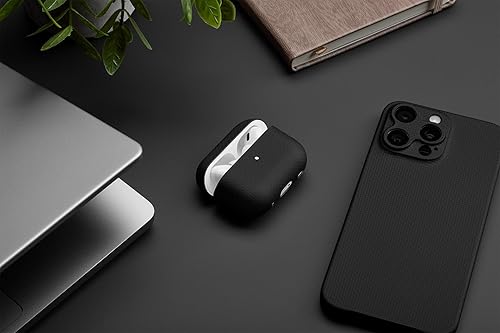 Miniatura 2 de Latercase  Compatible con AirPods Pro (2. generación)  Medianoche  Funda delgada duradera para AirPods Pro 2  Fibra de aramida fina de 0.024 in,