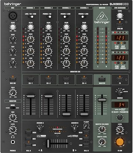 Miniatura 2 de Behringer Mezclador DJ Pro Mixer DJX900USB de 4 canales