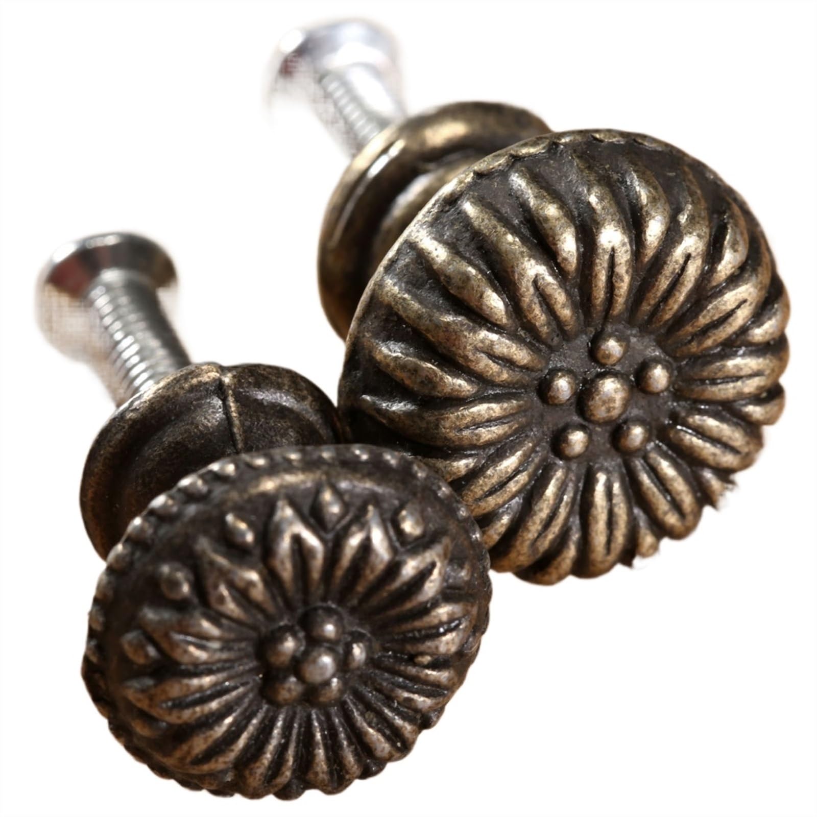 Boutons et poignées d'armoire en bois 20x18mm pour tiroir de cuisine