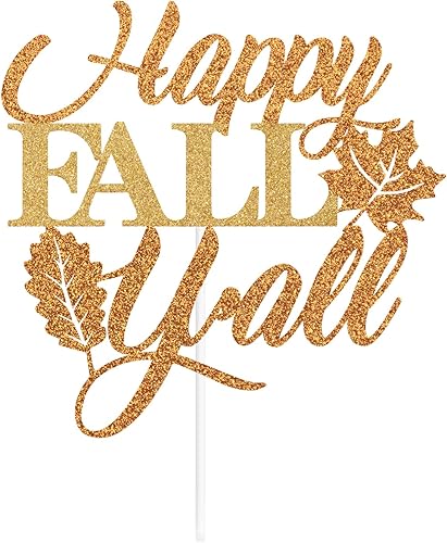 Miniatura 7 de Decoración para tartas de otoño con purpurina naranja, feliz otoño, dar amigos, feliz Acción de Gracias, hojas de arce otoño, festival de Acción de