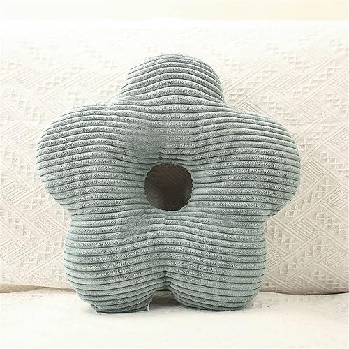 Miniatura 2 de ELONEL Almohada en forma de flor, almohada suave de nube geométrica esférica, almohada en la cama, sofá, cojín, cojín (flores 17.7 * 17.7