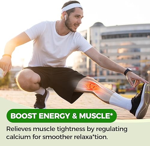 Miniatura 6 de Paquete de 2 cápsulas de glicinato de magnesio, suplemento de magnesio de 400 mg con zinc, vitamina D3 y B6, altamente biodisponible y absorción,