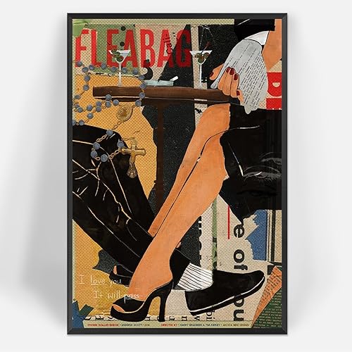 Funny I Love You Is Will Pass - Pósteres de lienzo con eslogan moderno Fleabag arte de pared, retro, colorido, carrito de bar, impresiones