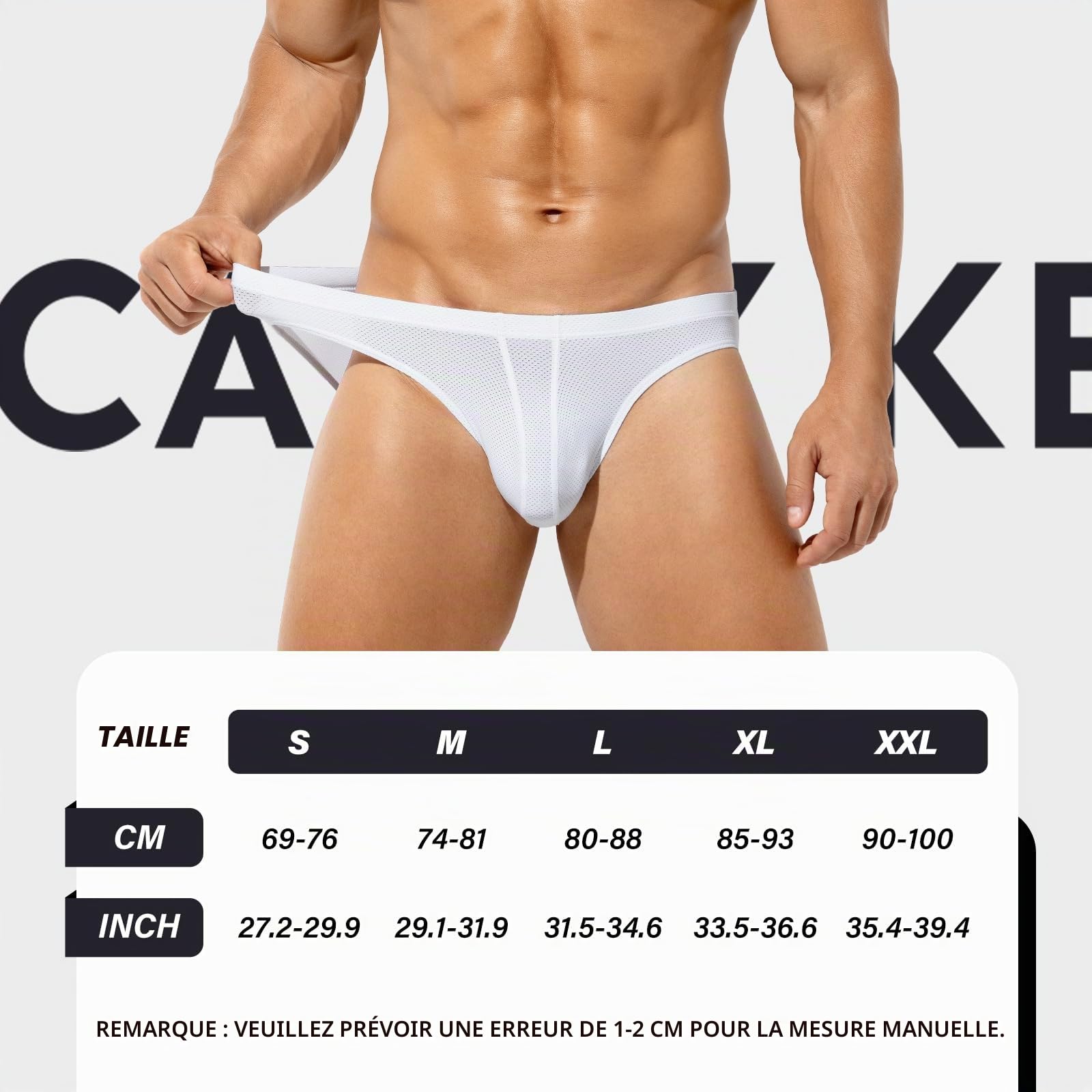 Casey Kevin Slip Homme Basic Slips sous-vêtement Homme Taille Basse | Slips Homme Underwear Briefs Classiques Lot de 3