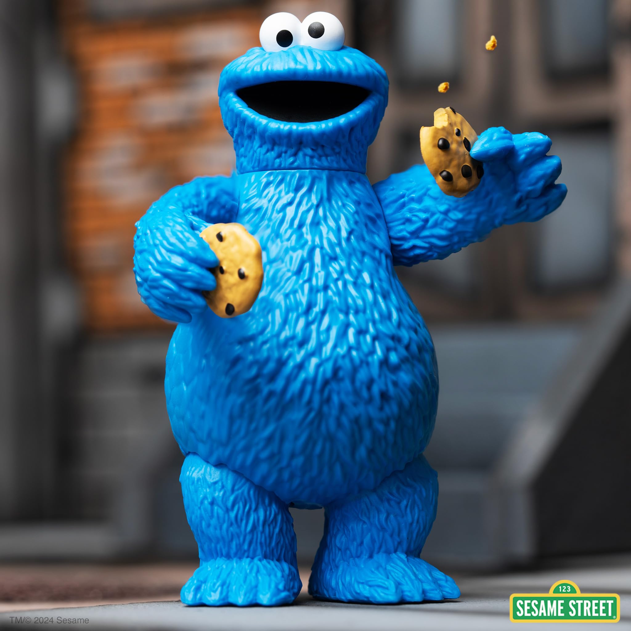 Super7 Reaction Sesame Street Cookie Monster - 3.75
