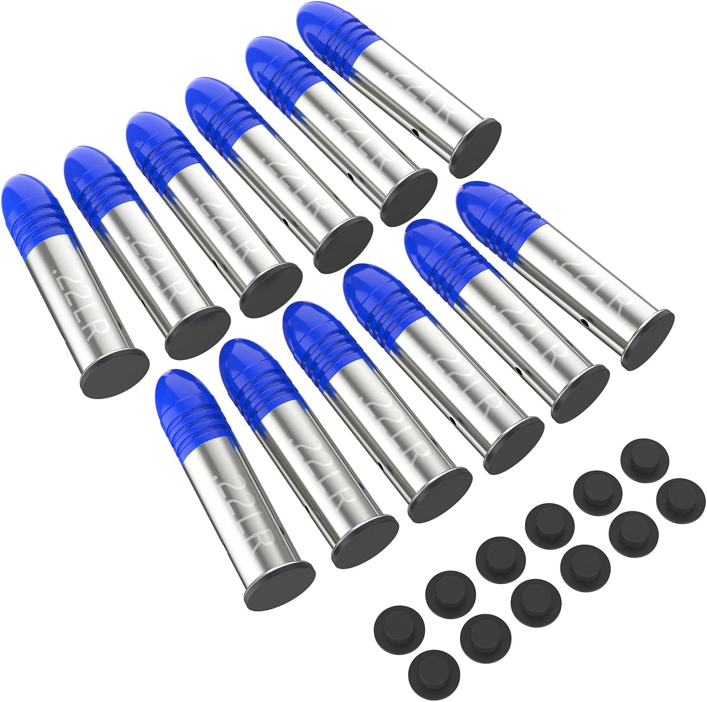 Tipfun 22LR Snap Caps Round Action Training Training Dummy Rounds Practice Safe Loading Firing(22LR-12pcs)