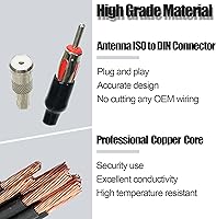 Vista 4 de RED WOLF Radio Stereo Wire Harness + Antenna Adapter Connector Plug Kit Replacement for BMW 1988-2002 528i/E46/325/323/328i/5/3