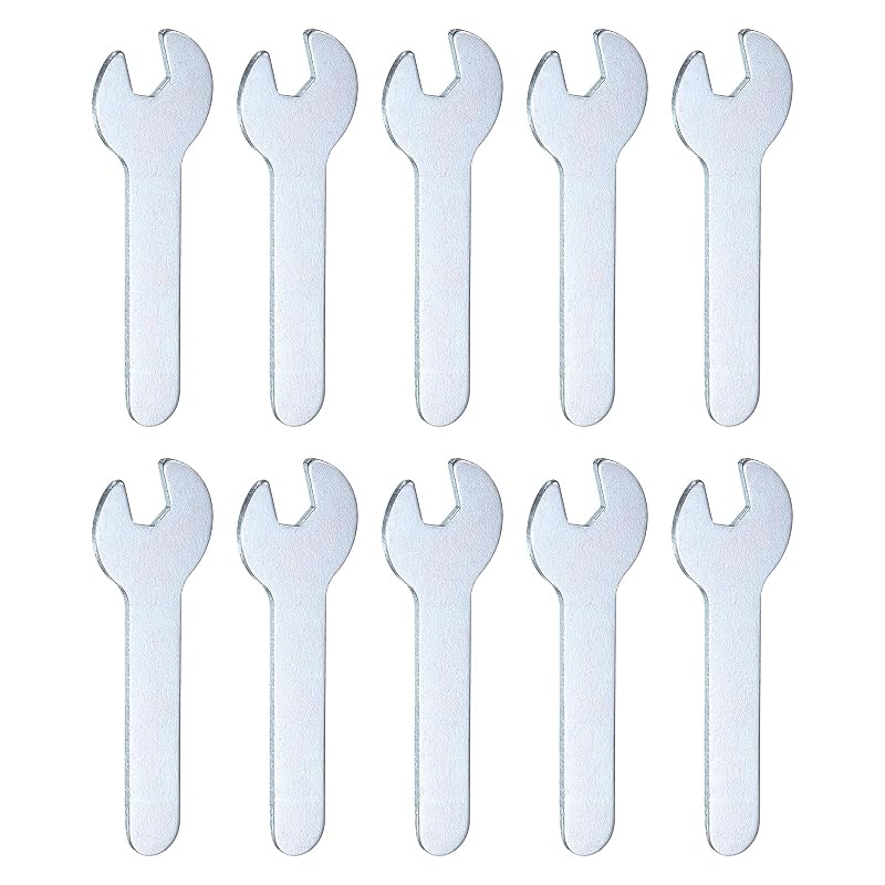 Kit de Chaves de Boca Abertas Métricas HARFINGTON 7 mm, Ultrafinas, 66 mm, 10 Peças