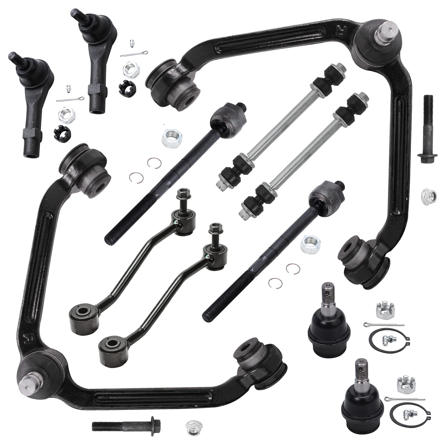 Detroit Axle - 12pc End Kit for 1998-2001 Ford Explorer Mercury Mountaineer