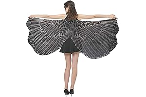Halloween Party Wings Shawl for Women Fairy Ladies Costume Cape