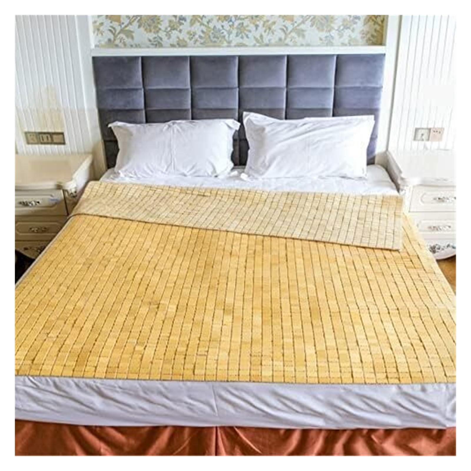 Human Cooling Mat Folding Summer Cooling Mat Smooth Sleeping Pad Mattress For Bedroom Dormitory Durable Smooth(W*L:1.8 * 2.0m(71 * 79in))