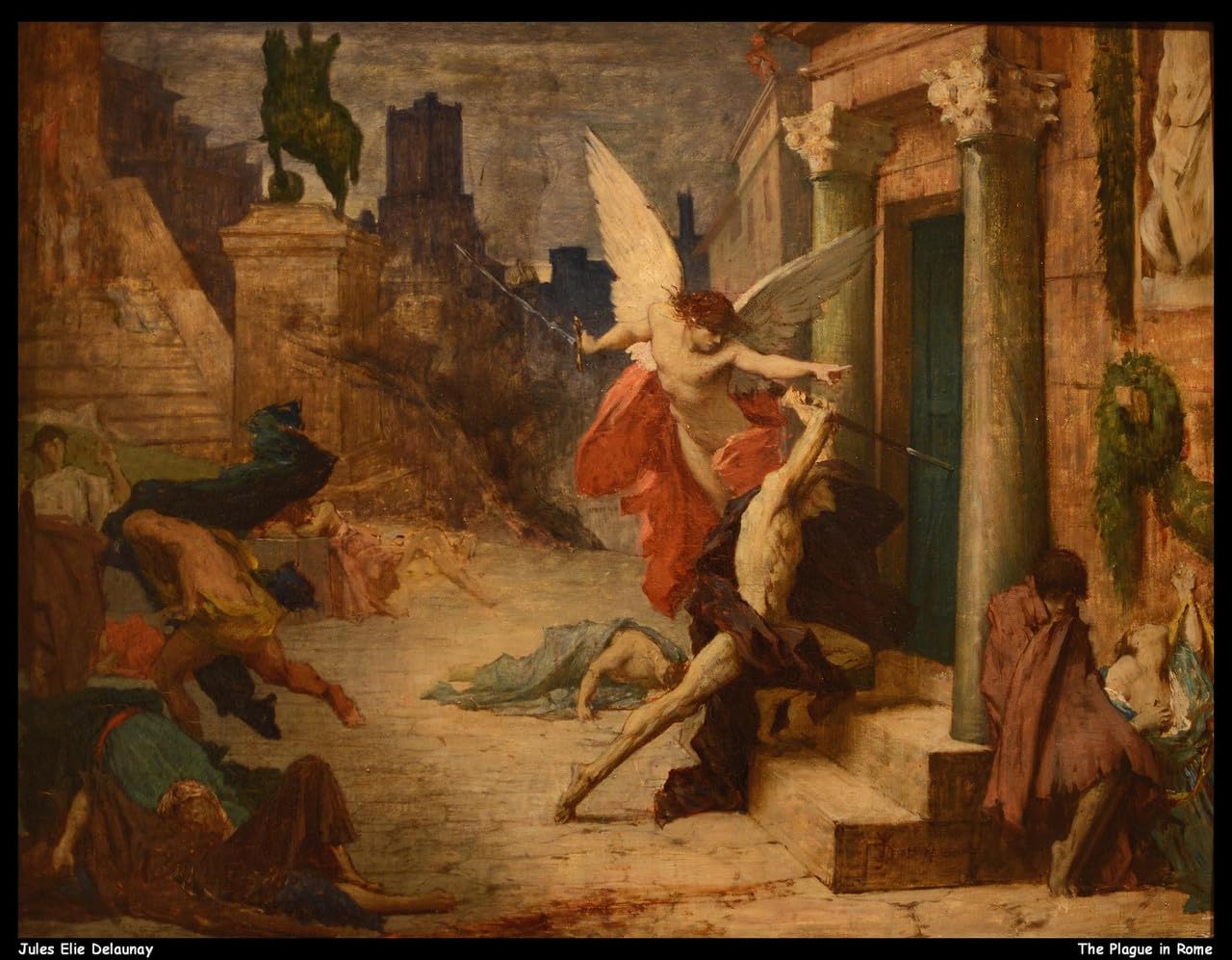 Unicorn Posters Multicolour A4 Poster (11.8/8.3 Inch) (30/21 Cm) - Jules Elie Delaunay The Plague In Rome Jpb 16310571860 O(1)