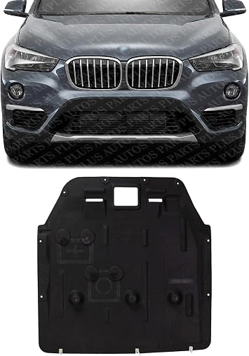 AUTOS PARTS PLUS Front Engine Splash Shield Under Cover Direct Replacement Compatible with 2016-2022 BMW X1 / 2018-2022 X2 BM1228187 51757343142
