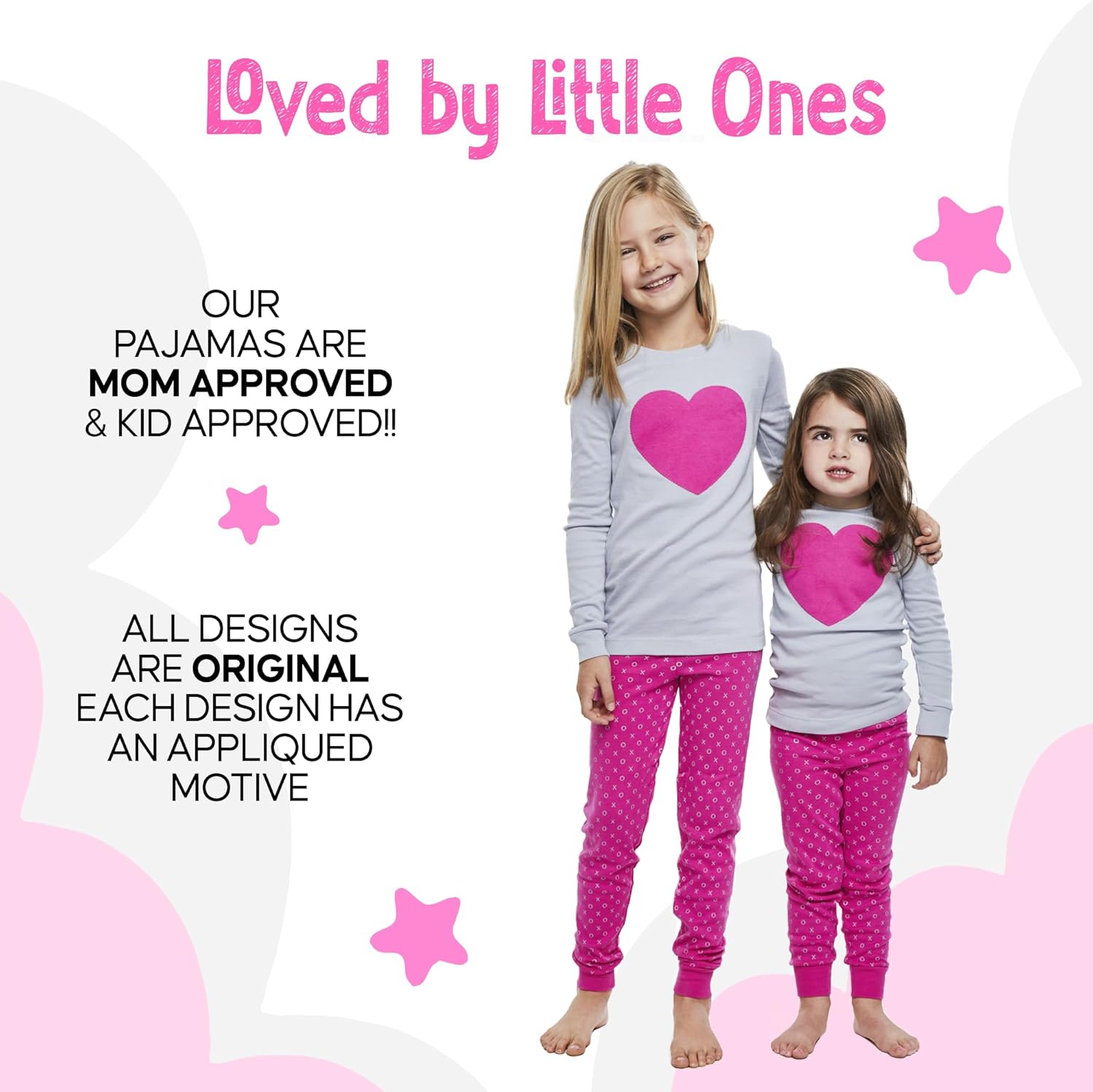 2 Piece Tag Free Pjs for Girls - 100% Cotton Pajamas Set - Kids Winter Pajama - Snug Fit Girl Sleepwear (12M-8Y) - Image 6