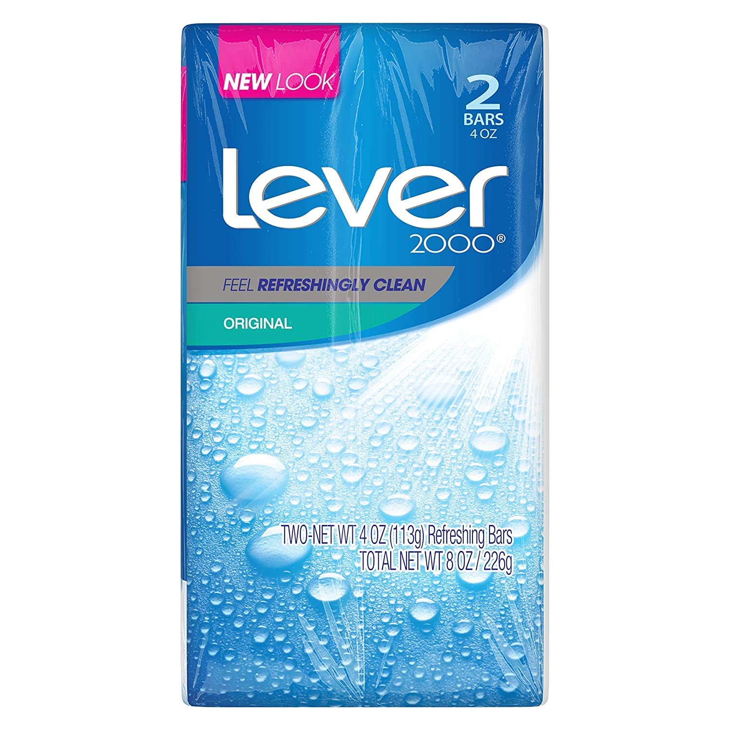 Lever 2000 Original Refreshing Bar Soap, Perfectly Fresh 4 oz, 2 ea (Pack of 5)