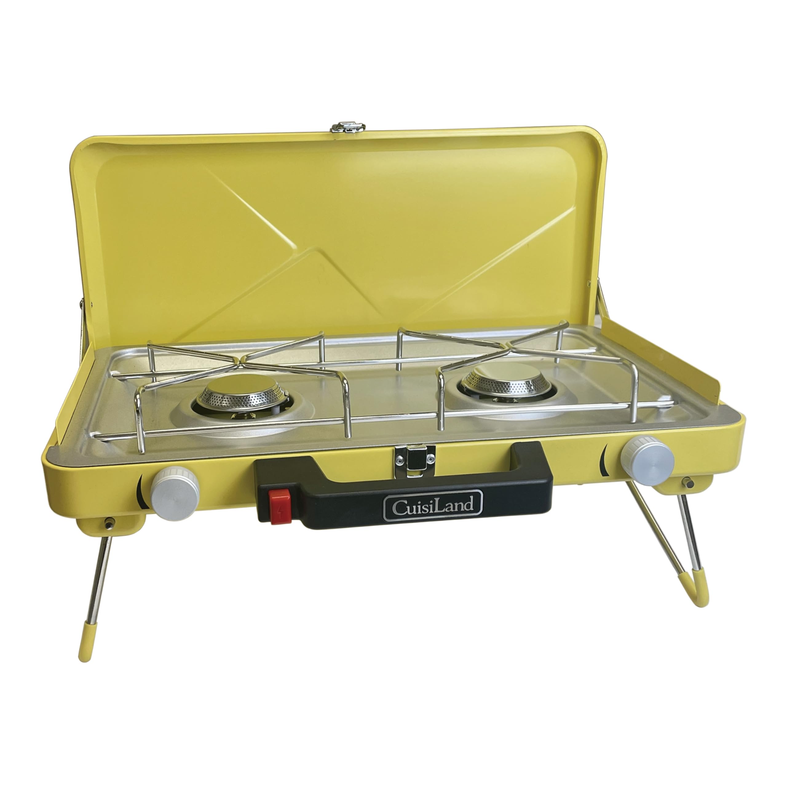 Cuisiland Camping Gas Stove Portable 2 Burner Stovetop