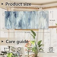 Vista 991 de Cenefas de cocina modernas con patrón de cobre marrón dorado para ventanas, cenefas opacas abstractas de marcas de arañazos y cortinas opacas