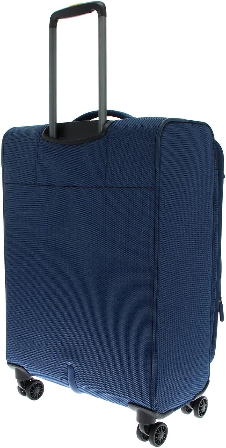 Mandarina Duck Zephyr Medium EXP – Trolley with Wheels, Dress Blue, 43 cm x 25 cm x 67 cm, Medium Trolley Espandibile in Tessuto Morbido, Dress Blue, 43 cm x 25 cm x 67 cm, Medium cart espandibile in