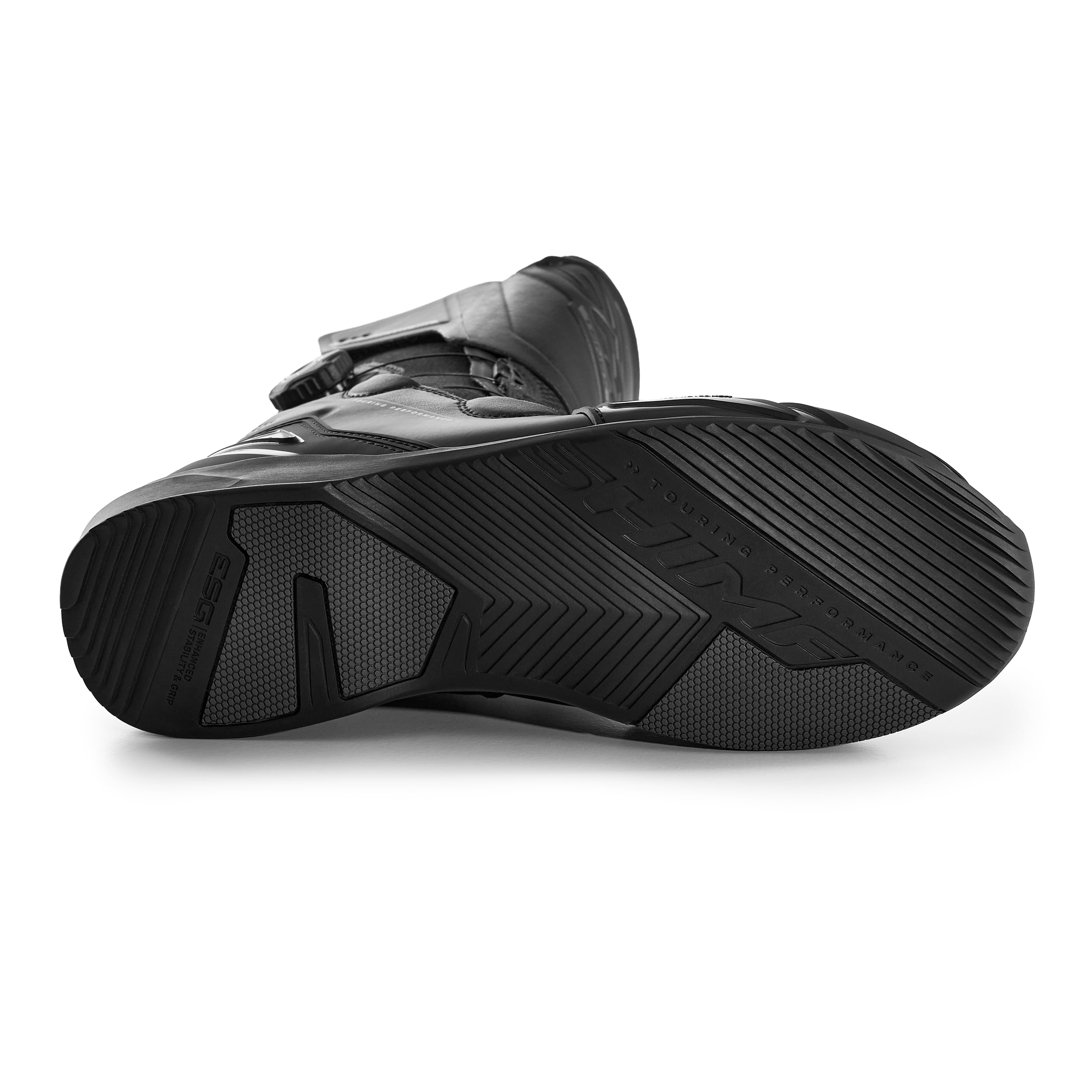 SHIMA Tenex WP Botas Moto Hombre Cuero Impermeable Atop Zapatos Todo El Año Calzado Motorista Baja Adventure Velcro Protección Tobillo Motocicleta Trail (Masculinos Impermeable, Negro, 43)