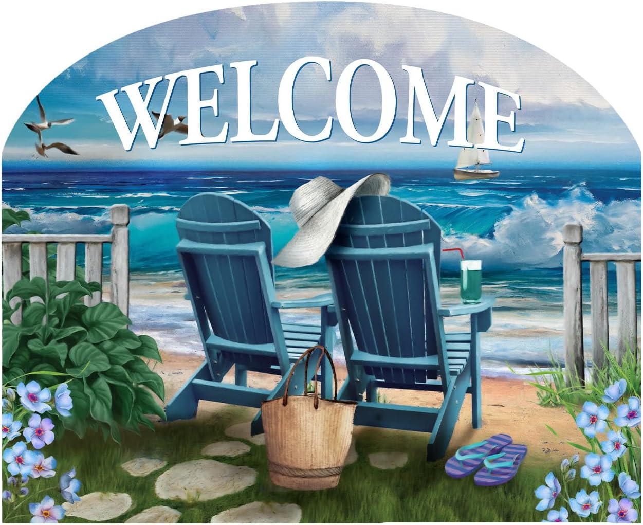 Briarwood Lane Beach Signs Acrylic Art Sign