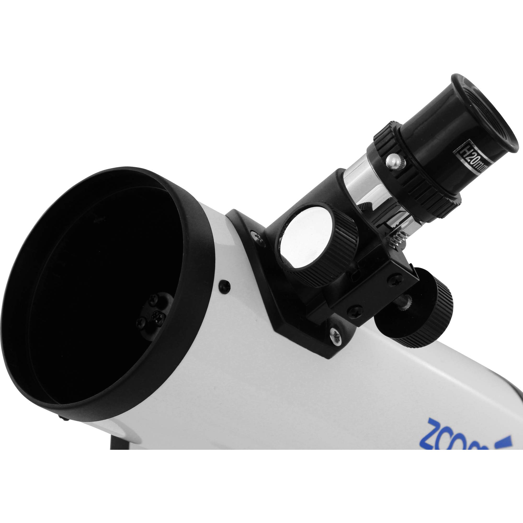 Teleskop Zoomion 76/300 na montażu Dobsona. Kompletny zestaw dla dzieci oraz początkujących. Astronomiczny teleskop zwierciadłowy wraz akcesoriami.