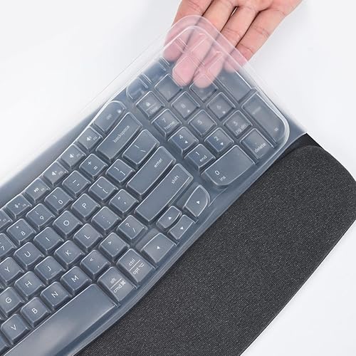 Miniatura 5 de Cubierta de teclado para teclado Logitech MK850 MK825 inalámbrico, Logitech MK850 Protector de piel de teclado - Transparente