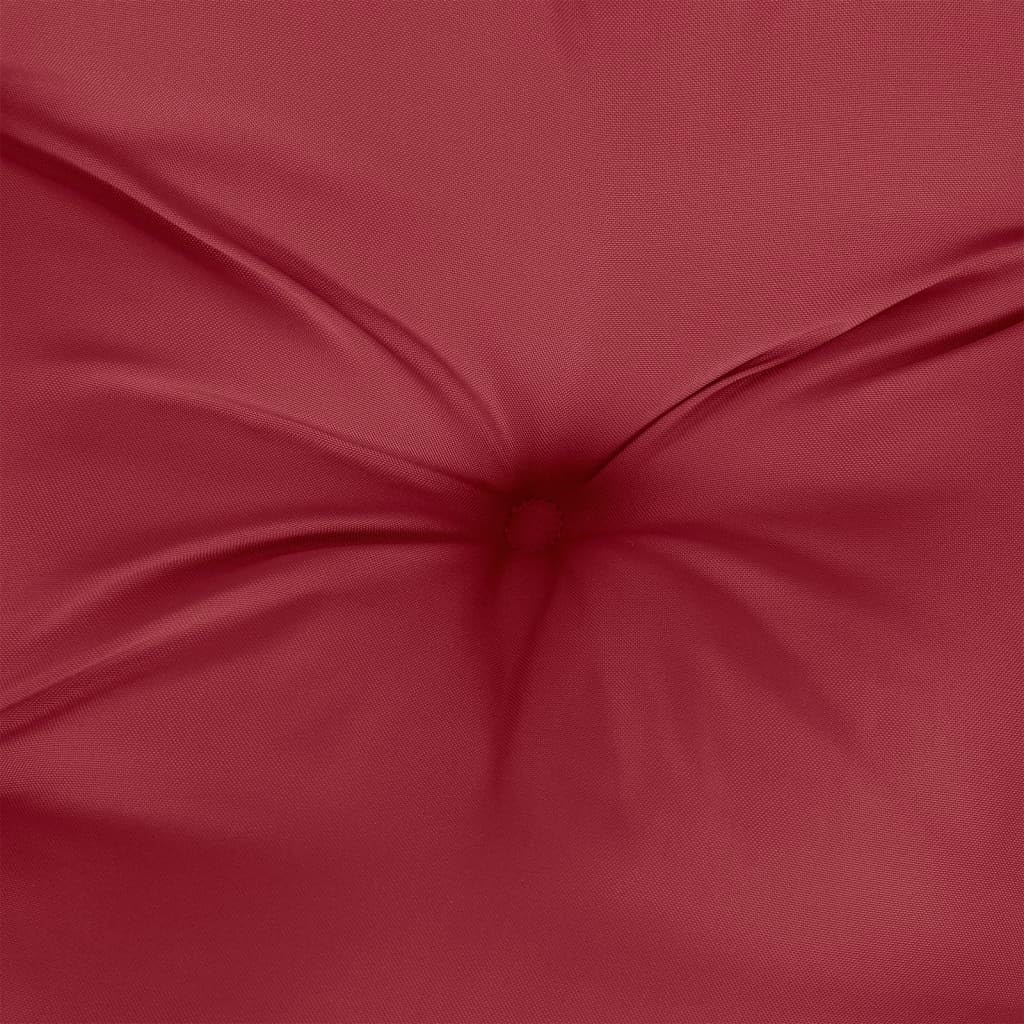 LAPOOH Cojines de Banco de jardín 2 uds Rojo Tinto 100x50x7 cm, Cojines Exterior Jardin, Cojines para Palets, Cojines Exterior, Cojines Sofa Exterior, Cojines Suelo - 361668