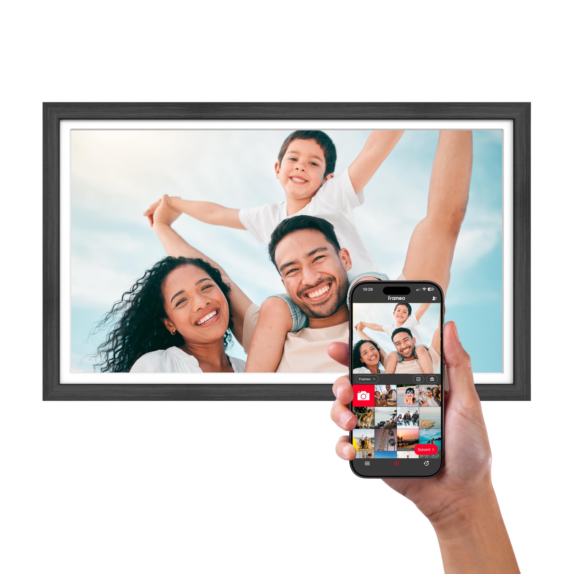 AGFAPHOTO Cadre Photo numérique 24 pouces Realiview APF2400WIFI