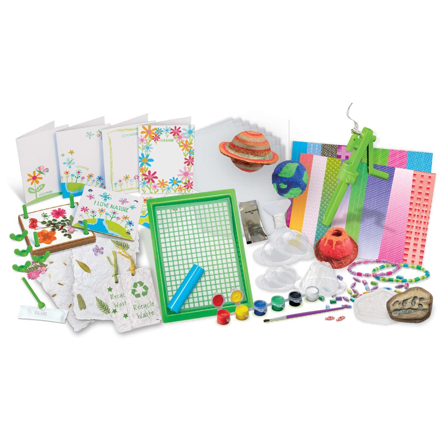 4M Green Paper Craft | Enfants alimentés par la vapeur | Kit de recyclage de papier | Kit vapeur écologique – Artisanat, science et activité | 5 4M Green Paper Craft | Enfants alimentés par la vapeur | Kit de recyclage de papier | Kit vapeur écologique – Artisanat, science et activité | 5