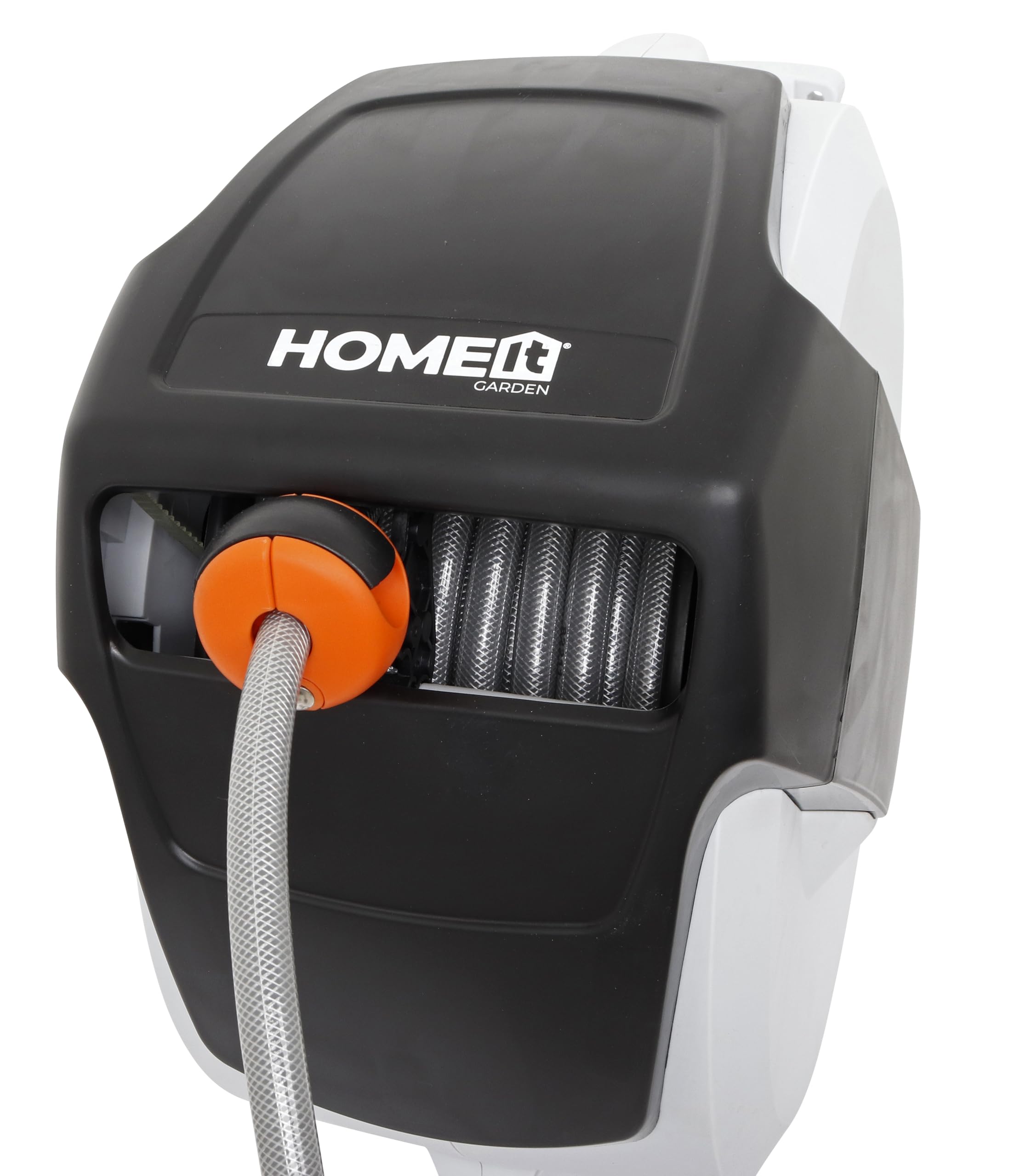 HOME IT Scatola per tubo con tubo da 35 m con avvolgimento automatico