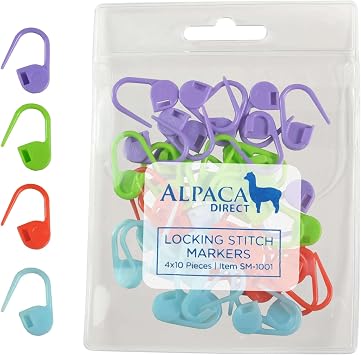 Alpaca Direct 40 Locking Stitch Markers