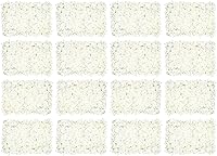 Vista 15 de FAIRYPAGODA - Paneles de pared de flores artificiales, 10 unidades, decoración de pared floral de seda con diseño de cuadrícula hueca para bodas