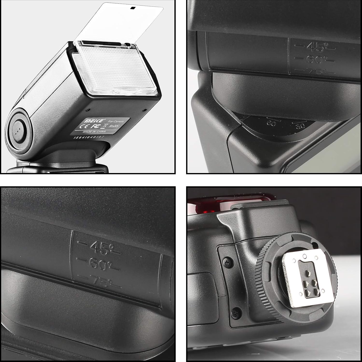 Meike MK950C Labeled Parts Diagram