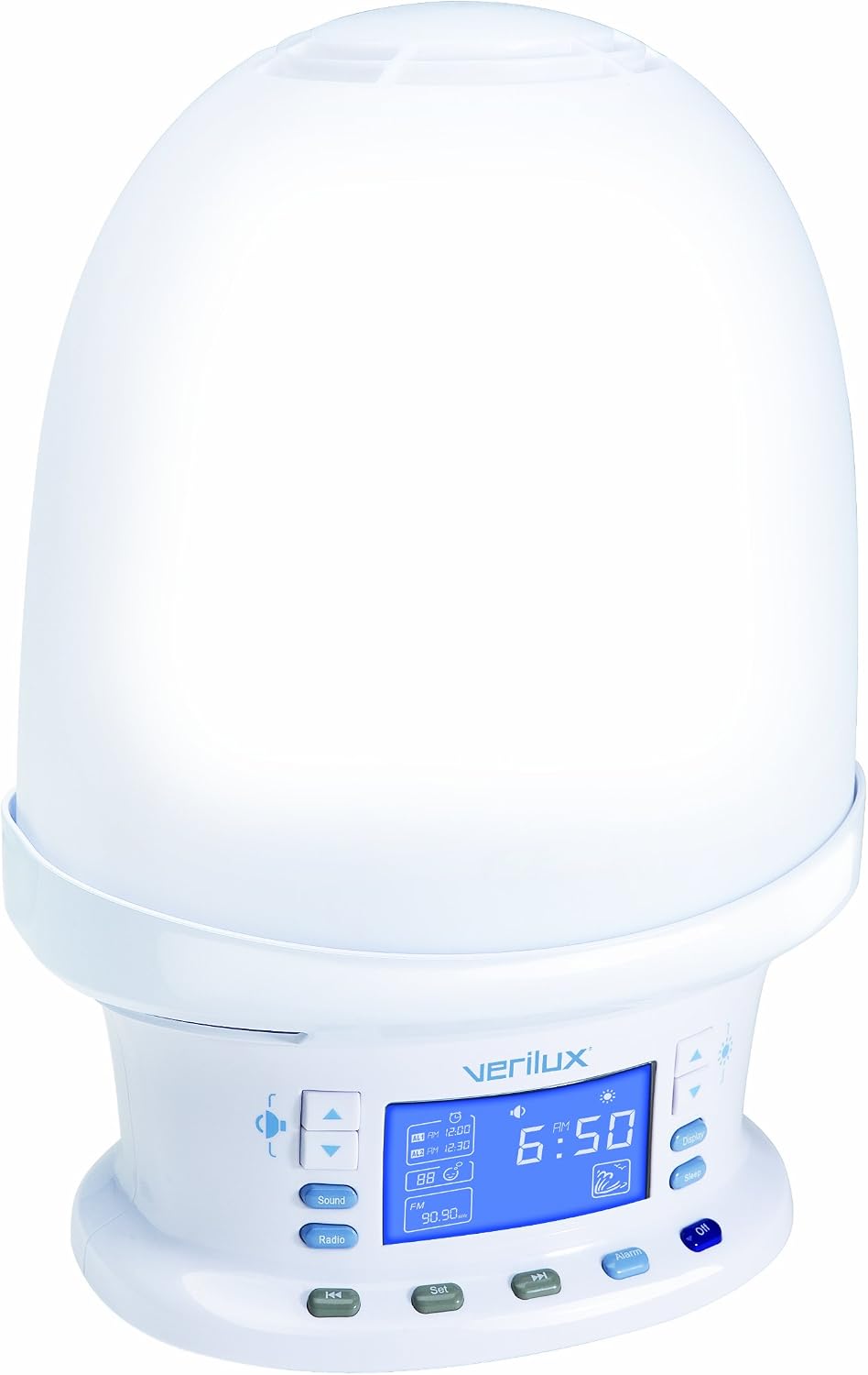 Verilux Rise and Shine Natural Wake-up Light, White