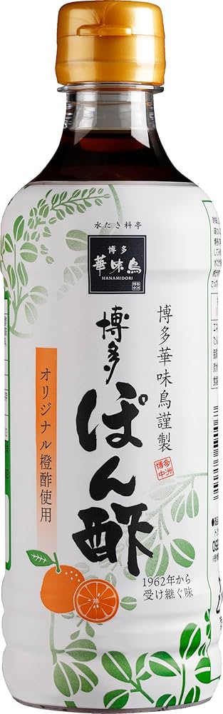 Amazon.co.jp: 博多華味鳥 博多ぽん酢 360ml : 食品・飲料・お酒