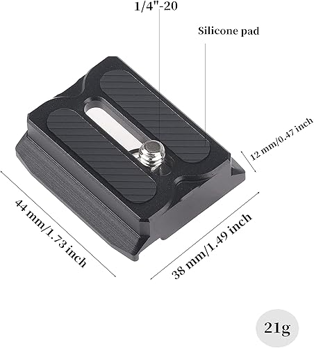 Miniatura 3 de Hersmay RS3RS4 Mini placa de liberación rápida para DJI Ronin RS3mini estabilizador superior placa de liberación rápida para DJI RS4 MiniRS3