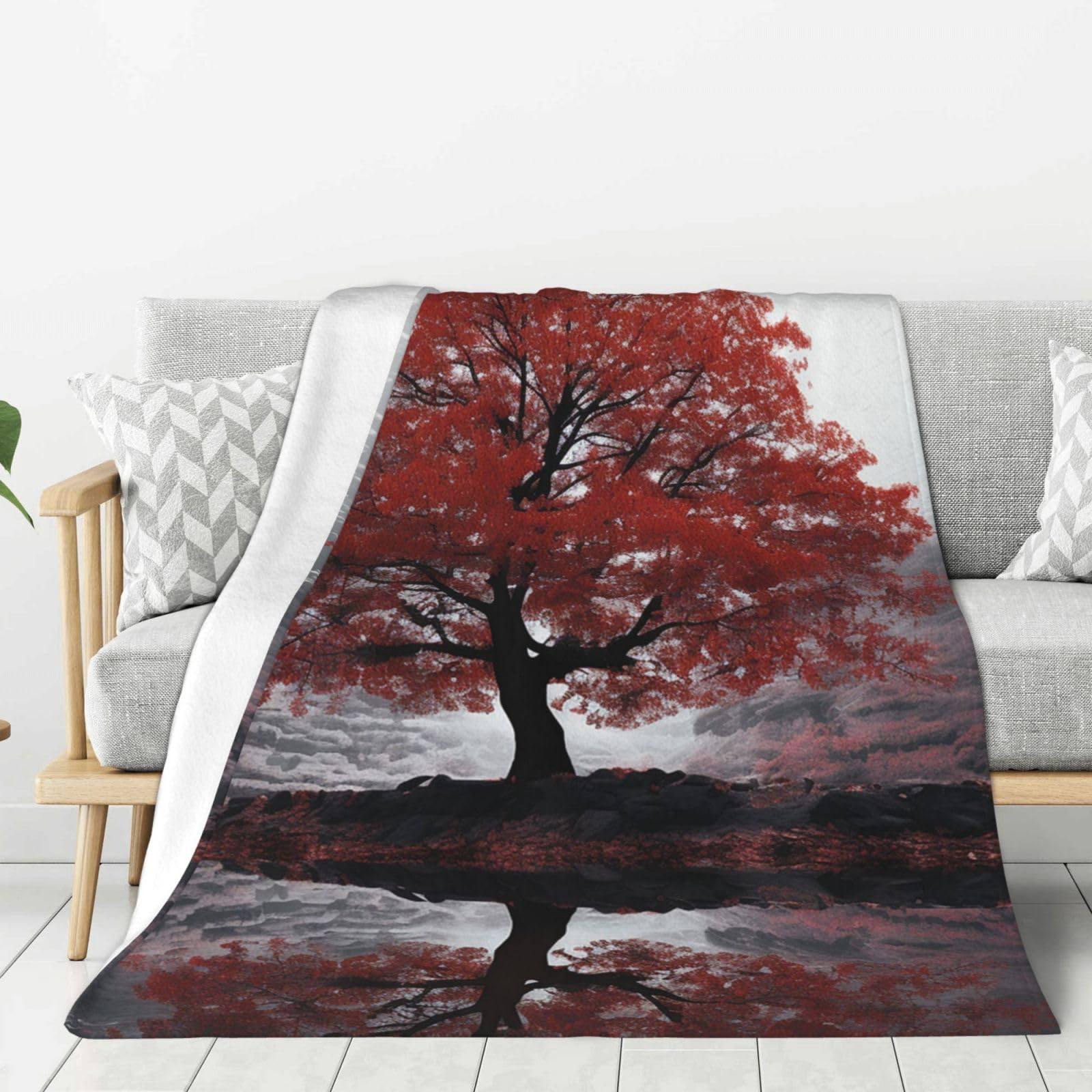 Couverture polaire haut de gamme en flanelle au design raffiné pour lit contemporain